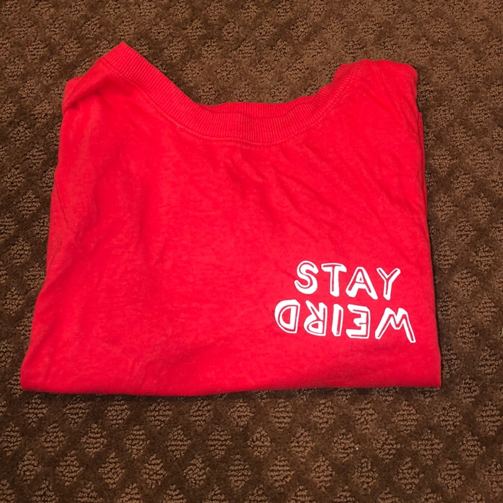 adorable red crop top